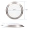 Luxrite 6 Inch LED Disk Light 5CCT 2700K-5000K 12.5W 1000LM Dimmable Damp Rated Brushed Nickel, 4PK LR23873-4PK - alternate 3